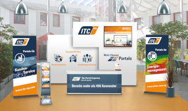 Virtueller Messestand der ITC AG zur SIV vAWK 2020.