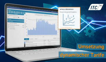 Für die ab 2025 geltende gesetzliche Verpflichtung für Energieversorger dynamische Stromtarife anzubieten, stellt die ITC AG ein entsprechendes Feature für Tarifrechner und Portal-Apps bereit. Für die ab 2025 geltende gesetzliche Verpflichtung für Energieversorger dynamische Stromtarife anzubieten, stellt die ITC AG ein entsprechendes Feature für Tarifrechner und Portal-Apps bereit.