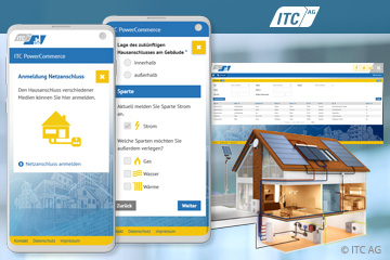 Mit dem neuen ITC-Netzanschluss-Portal können Standard-Hausanschlüsse, anmeldepflichtige Geräte und Erzeugeranlagen einfach online beantragt und bearbeitet werden.