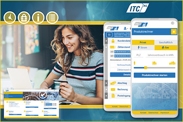 Immer mehr Stadtwerke und Energieversorgungsunternehmen setzen auf professionelle  Portallösungen der ITC AG.
