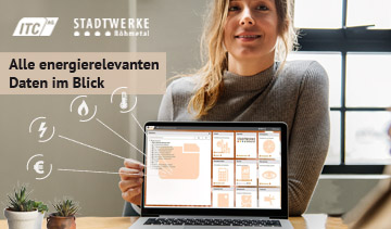 Kommunales Energiemanagement: Stadtwerke Böhmetal haben die Energiemanagementsoftware der ITC AG seit 2018 erfolgreich im Einsatz